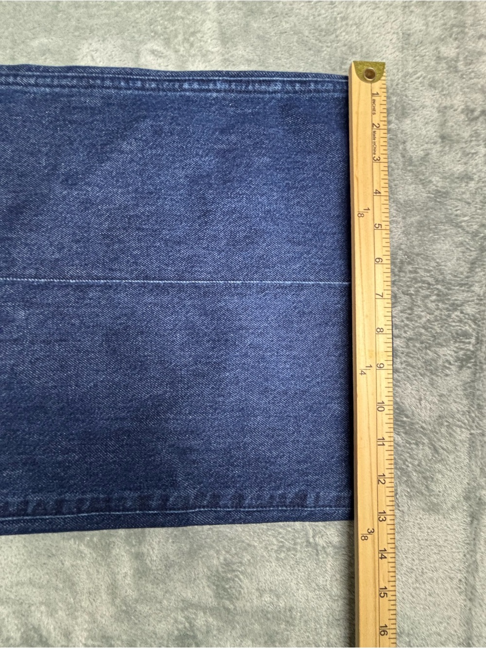 NEW Madewell Superwide-Leg Trouser Jeans Womens 33 Blue Dark Wash 100% Cotton - Picture 14 of 15